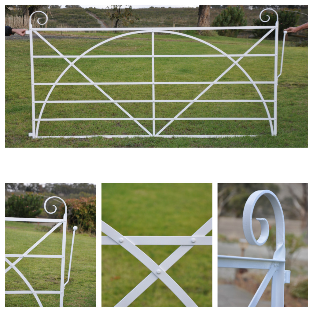 Hand forged heritage farm gate