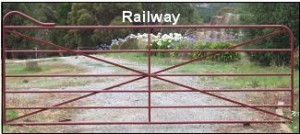 Railway gate
