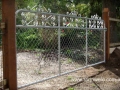 Kensington chain mesh gate 3600mm