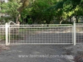 Maddison driveway gate and side fence panels
